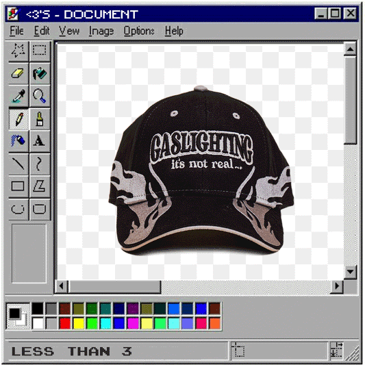 Gaslighting Flame Cap - Black