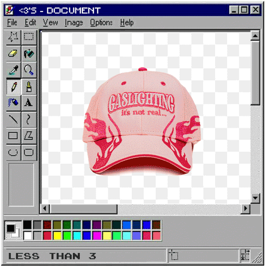 Gaslighting Flame Cap - Pink
