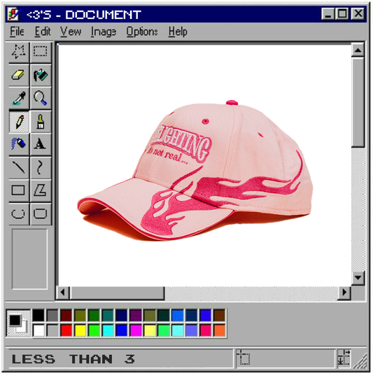 Gaslighting Flame Cap - Pink